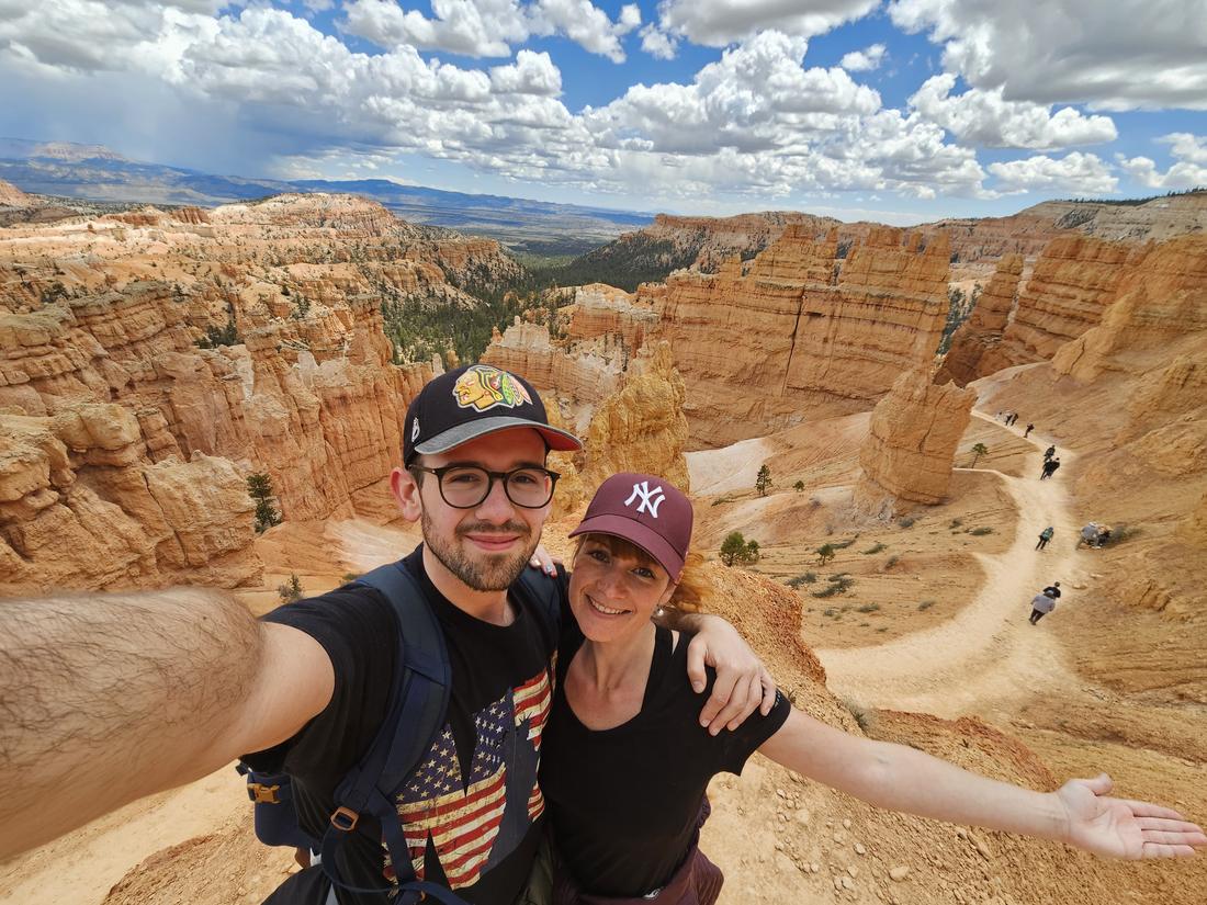 Au-dessus de Bryce Canyon
