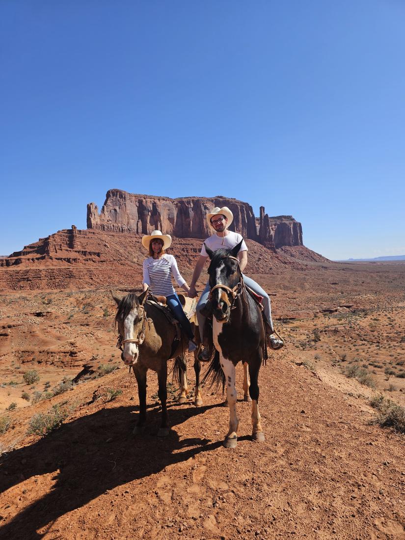 À cheval à Monument Valley